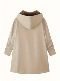 Fern | Women's Longline Hooded Jacket with Relaxed Shape and Warm Lining
