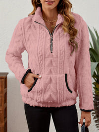 Edith | Women's Half Zip Pullover with Plush Texture and Soft Warmth