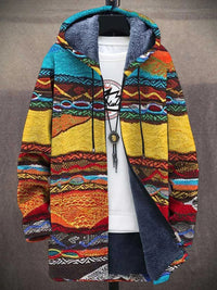 Rosalind | Women's Hooded Cardigan with Soft Lining and Patchwork