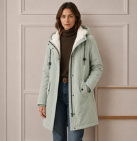 Beatrice | Women's Hooded Winter Coat with Plush Lining and Easy Shape