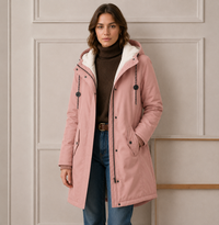 Beatrice | Women's Hooded Winter Coat with Plush Lining and Easy Shape