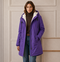 Beatrice | Women's Hooded Winter Coat with Plush Lining and Easy Shape