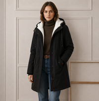 Beatrice | Women's Hooded Winter Coat with Plush Lining and Easy Shape