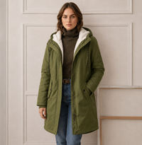 Beatrice | Women's Hooded Winter Coat with Plush Lining and Easy Shape