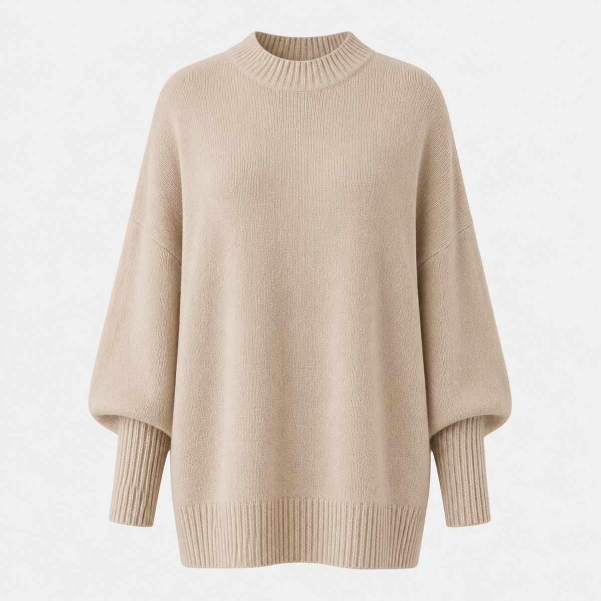 Marigold | Women's Oversized Knit Jumper with Balloon Sleeves