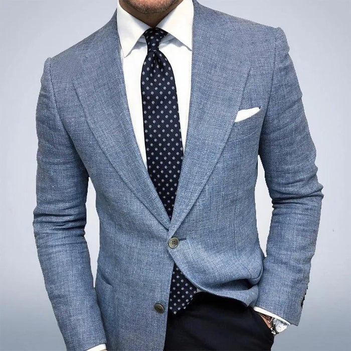 Harrison | Men's Slim Fit Blazer with Textured Fabric and Tailored Line