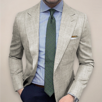 Harrison | Men's Slim Fit Blazer with Textured Fabric and Tailored Line