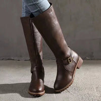 Celestine | Women's Leather Boots with Supportive Footbed and Sleek Finish