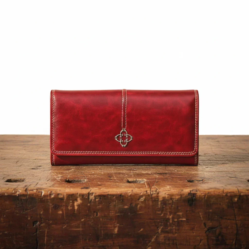 Eunice | Women's Leather Wallet with Card Slots and Slim Shape