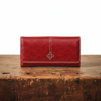 Eunice | Women's Leather Wallet with Card Slots and Slim Shape