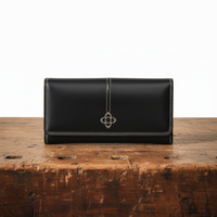Eunice | Women's Leather Wallet with Card Slots and Slim Shape