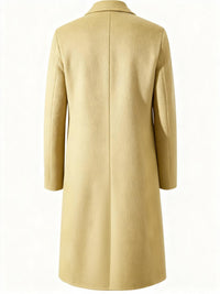 Giles | Men's Tailored Coat with Longline Shape and Clean Finish