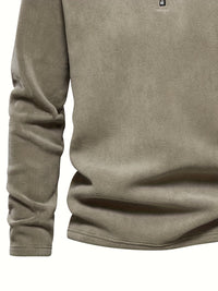 Fraser | Men's Half Zip Pullover with Stand Collar and Soft Knit