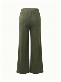 Marlene | High-Waisted Straight-Leg Trousers in Sky Blue