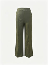 Marlene | High-Waisted Straight-Leg Trousers in Sky Blue