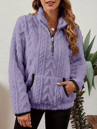 Edith | Women's Half Zip Pullover with Plush Texture and Soft Warmth