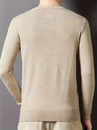 Conrad | Refined V-Neck Sweater in Grey