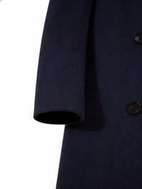 Giles | Men's Tailored Coat with Longline Shape and Clean Finish
