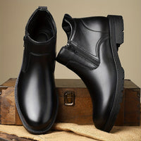 Ridley | Men's Ankle Boots with Side Zip and Refined Finish