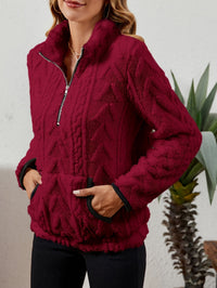 Edith | Women's Half Zip Pullover with Plush Texture and Soft Warmth