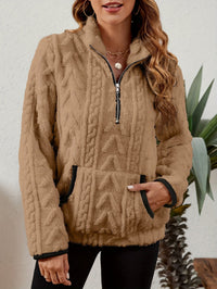 Edith | Women's Half Zip Pullover with Plush Texture and Soft Warmth