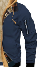 Brooks | Hooded Zip-Up Jacket in Black