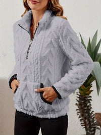 Edith | Women's Half Zip Pullover with Plush Texture and Soft Warmth