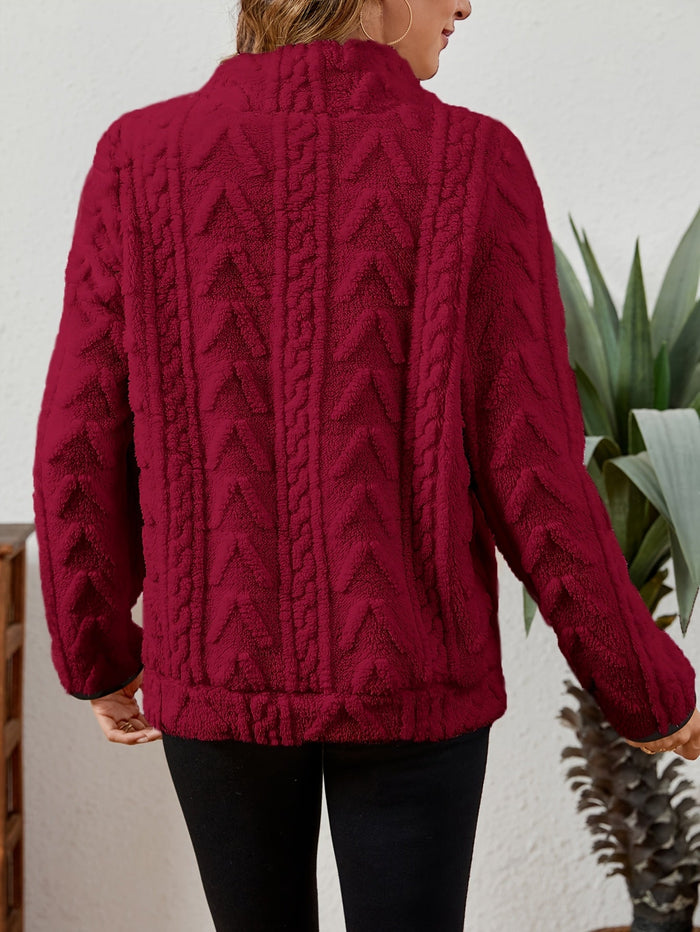 Edith | Women's Half Zip Pullover with Plush Texture and Soft Warmth