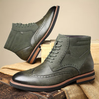 Raymond | Men's Brogue Ankle Boots with Refined Detail and Easy Fit