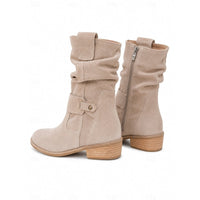 Josephine | Women's Ankle Boots with Block Heel and Slouch Shape