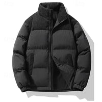 Merrick | Men's Puffer Jacket with Stand Collar and Generous Padding