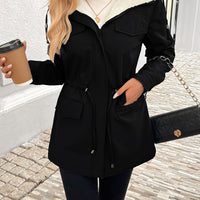 Della | Women's Hooded Jacket with Fleece Lining and Clean Finish
