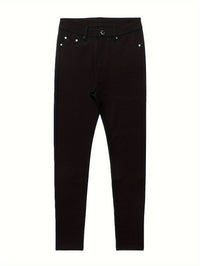 Emmeline | High-Waisted Skinny Jeans in Black