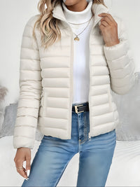 Delia | Women's Padded Jacket with Light Quilting and Clean Lines