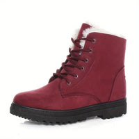 Colette | Women's Ankle Boots with Lace Up Front and Warm Lining