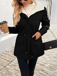 Della | Women's Hooded Jacket with Fleece Lining and Clean Finish