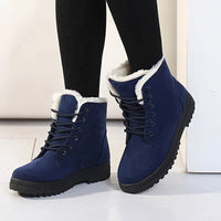 Colette | Women's Ankle Boots with Lace Up Front and Warm Lining
