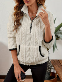 Edith | Women's Half Zip Pullover with Plush Texture and Soft Warmth