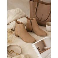 Nell | Women's Ankle Boots with Pointed Toe and Low Heel