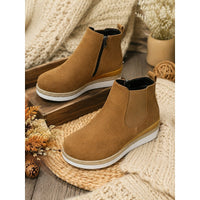 Ottilie | Women's Chelsea Boots with Wedge Heel and Classic Shape