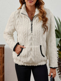 Edith | Women's Half Zip Pullover with Plush Texture and Soft Warmth