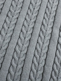 Lionel | Classic Cable-Knit Sweater Vest in Dark Grey