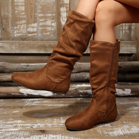 Dilys | Women's Mid Calf Boots with Soft Upper and Gentle Slouch
