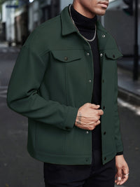 Roderick | Men's Jacket with Snap Button Front and Versatile Shape