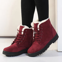 Colette | Women's Ankle Boots with Lace Up Front and Warm Lining