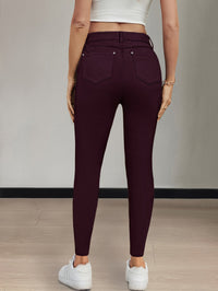 Emmeline | High-Waisted Skinny Jeans in Apricot