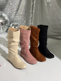 Dilys | Women's Mid Calf Boots with Soft Upper and Gentle Slouch