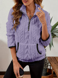 Edith | Women's Half Zip Pullover with Plush Texture and Soft Warmth