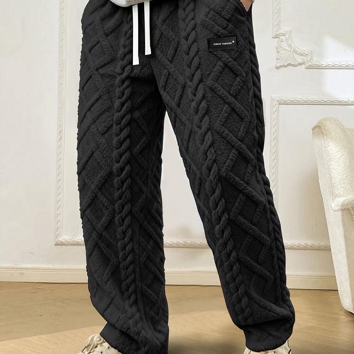 Gideon | Men's Joggers with Textured Finish and Soft Warm Feel