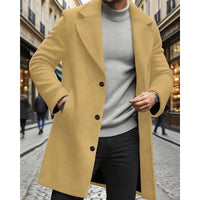 Chester | Refined Long Overcoat in Black